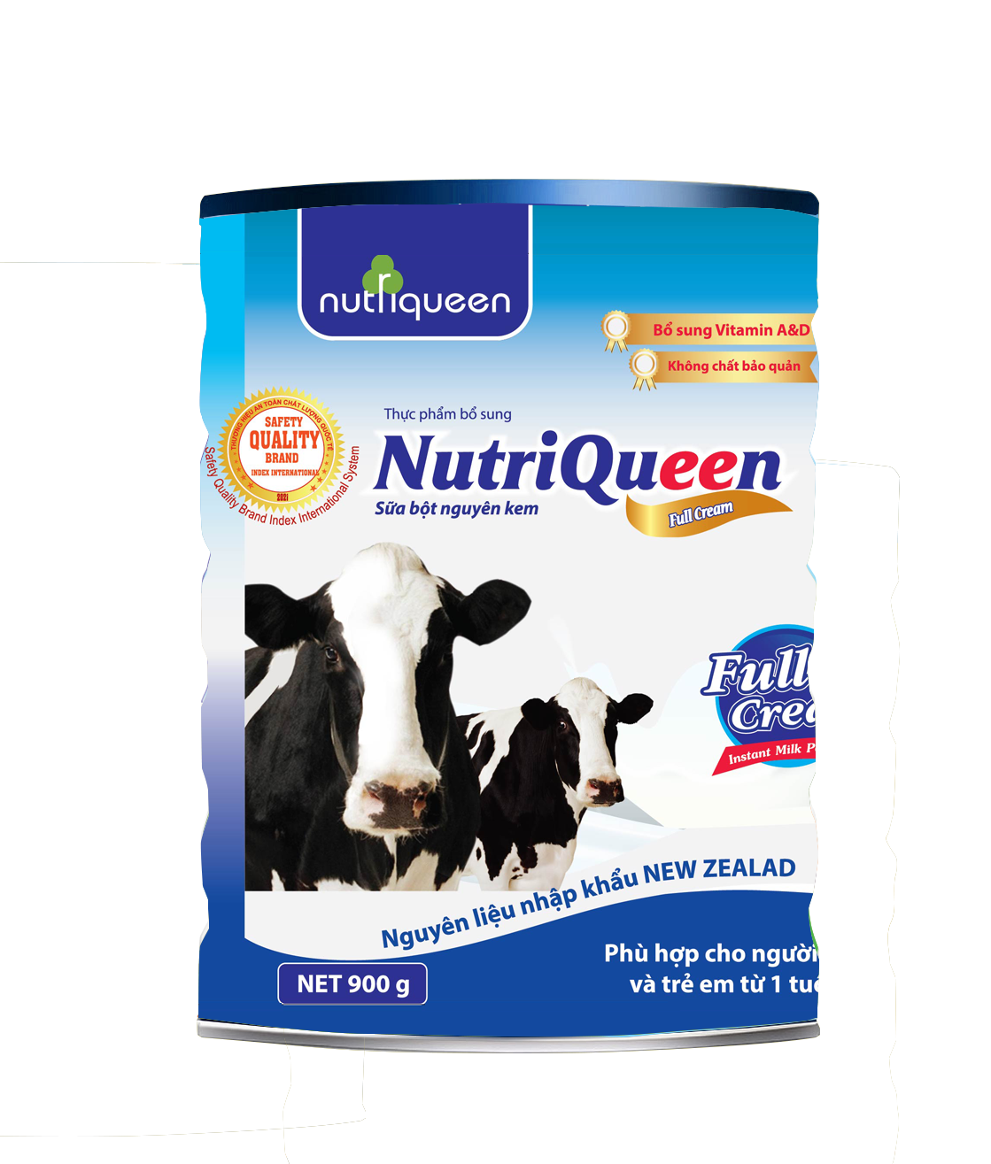 Sữa bột NutriQueen Full Cream  - Barcode: 8938530351038