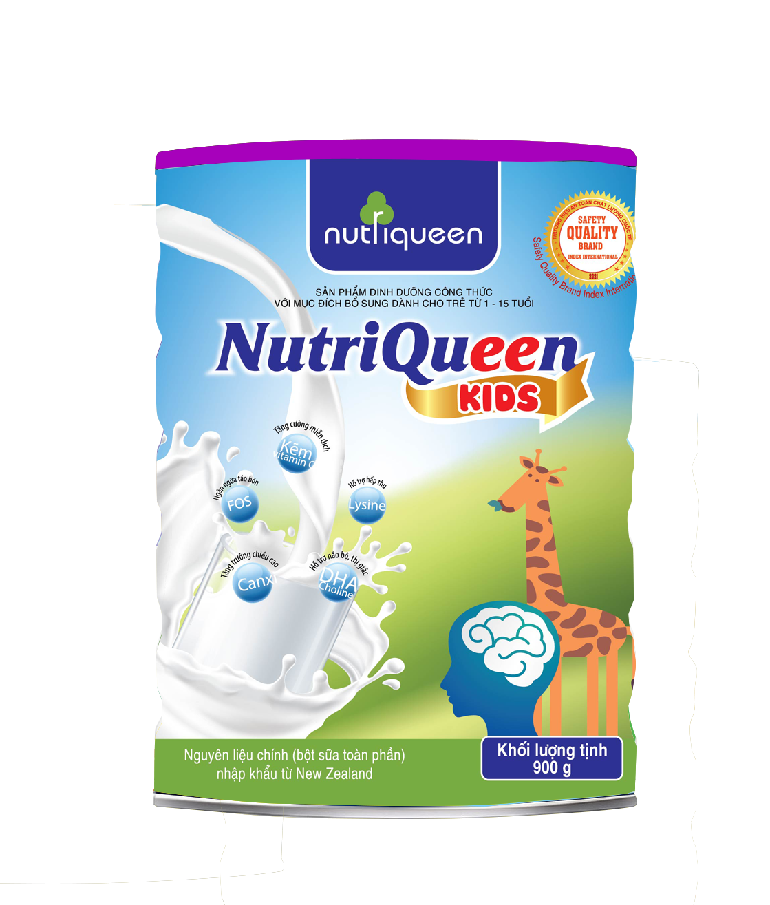 Thực phẩm dinh dưỡng công thức Nutriqueen Kids - Barcode: 8938530351021