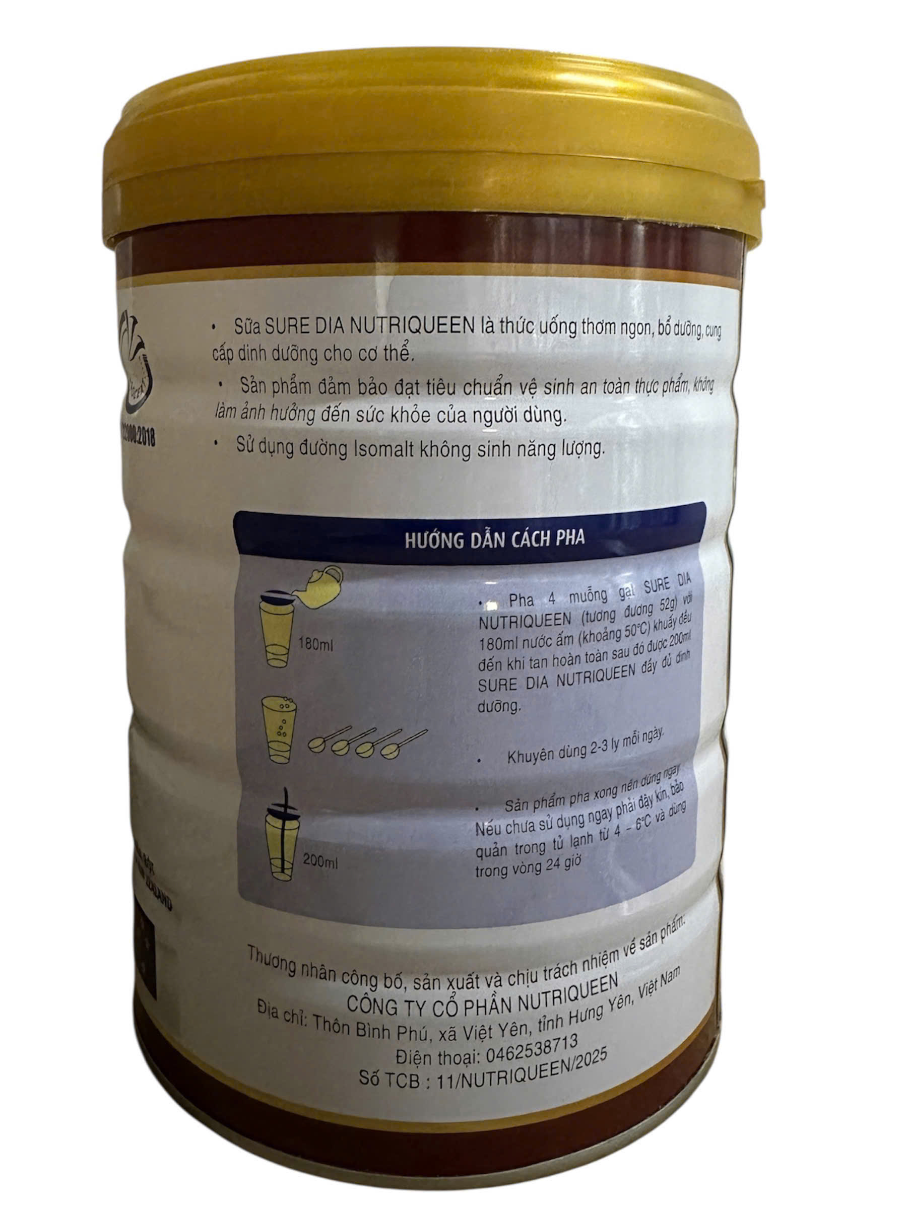 SỮA SURE DIA NUTRIQUEEN 900gr